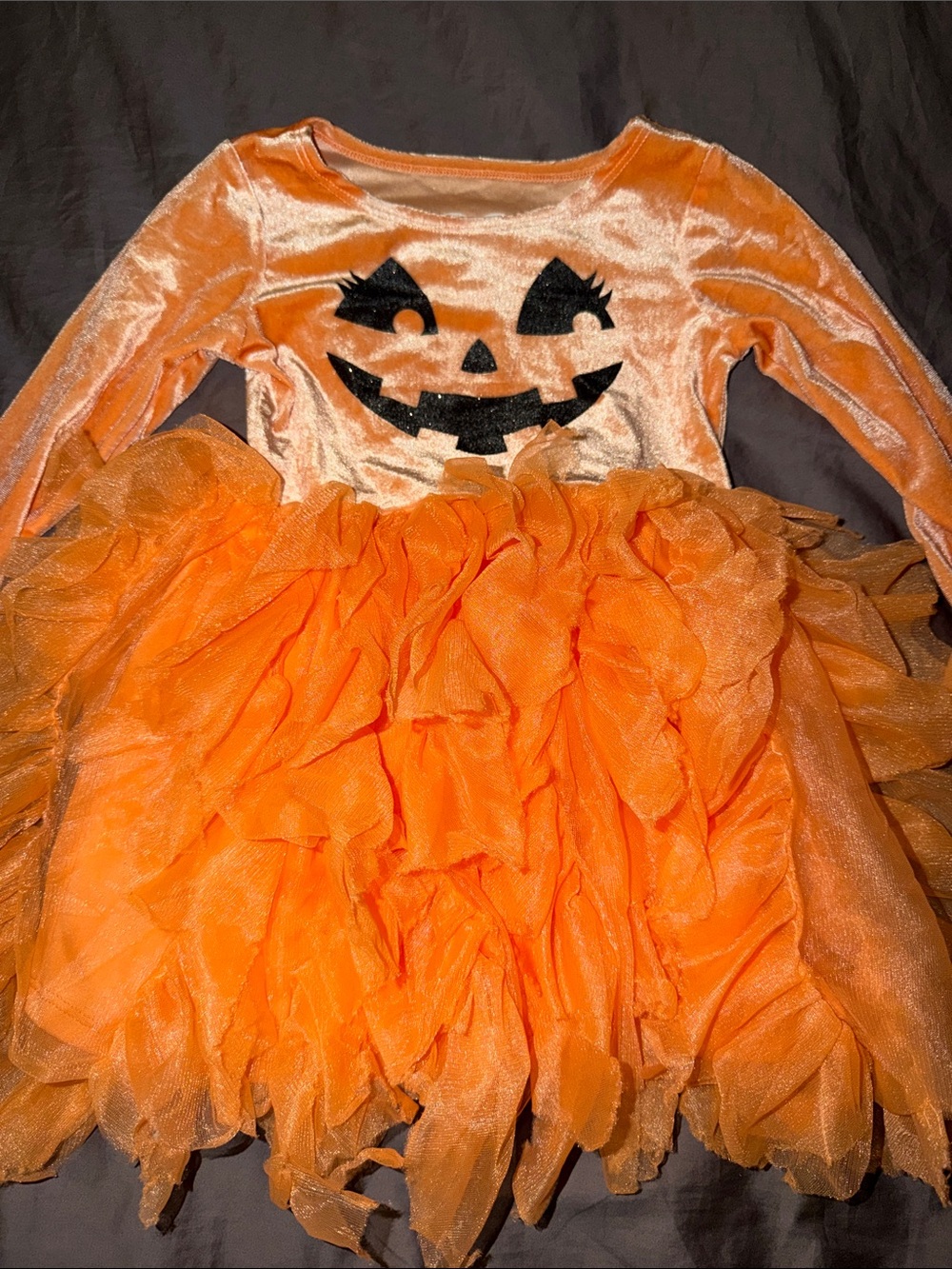 Target Orange Pumpkin Tulle Dress for Kids
